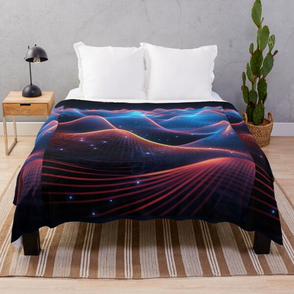 Item preview, Abstract Laser Waves designed and sold by MyMerryMary.