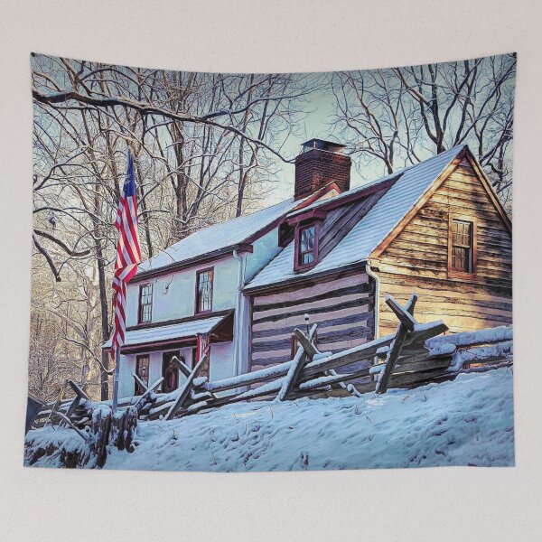 Item preview, 1700's Log House in West Chester, Pennsylvania designed and sold by Polly Peacock.