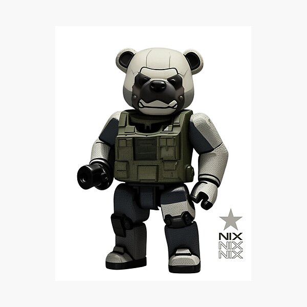 Item preview, Military Bearbrick designed and sold by N1X.