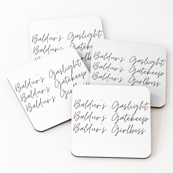 Item preview, Baldur's Gate(keep Gaslight Girlboss) designed and sold by ChaoticCardigan.