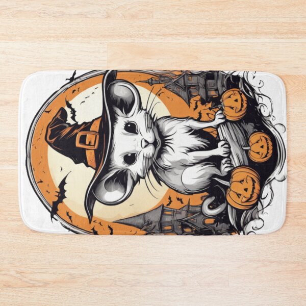Item preview,  Cute Halloween Mouse: Pumpkins and Haunted House Delight designed and sold by ArtazaBazaar.