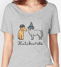 Hats dogs - dog with hat Women's Relaxed Fit T-Shirt