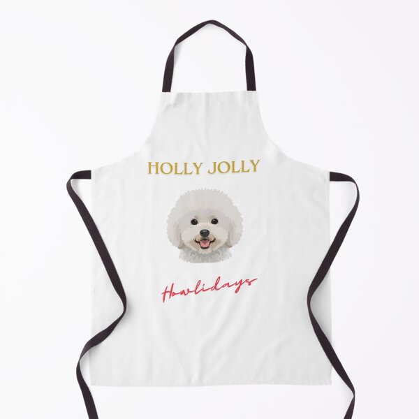 Item preview, Bichon Frisé Puppy Christmas Holly Jolly Howlidays designed and sold by WildBeauty.