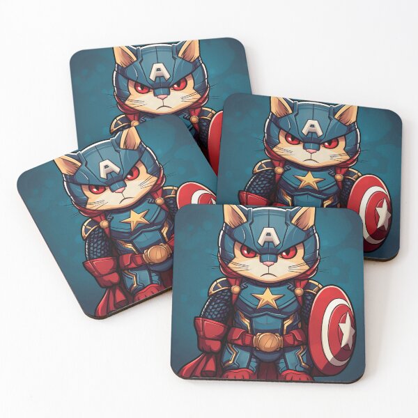 Item preview, Captain America Cat designed and sold by Negronbebe.