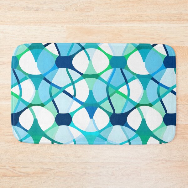Item preview, Oceanic Mosaic: Dance of Aqua & Cerulean designed and sold by gsgdigital.