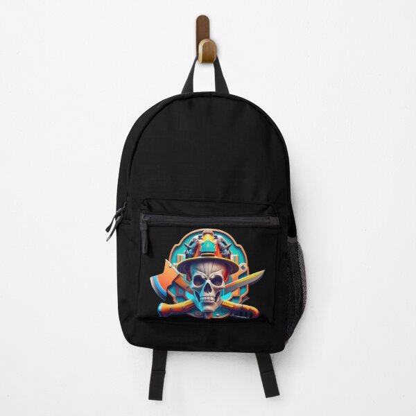 Item preview, Firefighter skull designed and sold by TrendyPalette.