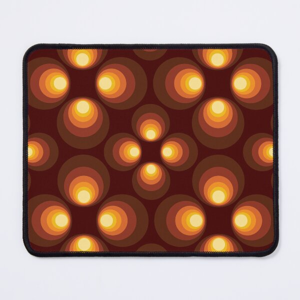 Item preview, 1970s Inspire Orange Repeating Pattern designed and sold by itsgoodjunk.