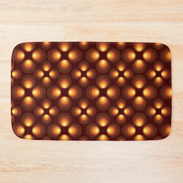 Item preview, 1970s Inspire Orange Repeating Pattern designed and sold by itsgoodjunk.