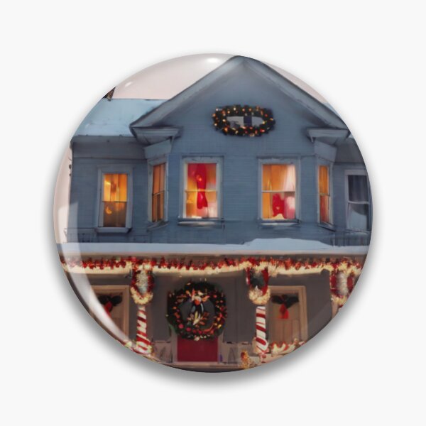 Item preview, Old House Decorated For Christmas designed and sold by KoliBabb.