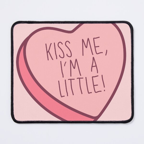 Item preview, Kiss Me, I'm A Little! - Big/Little Candy Heart designed and sold by Jenna Cage.
