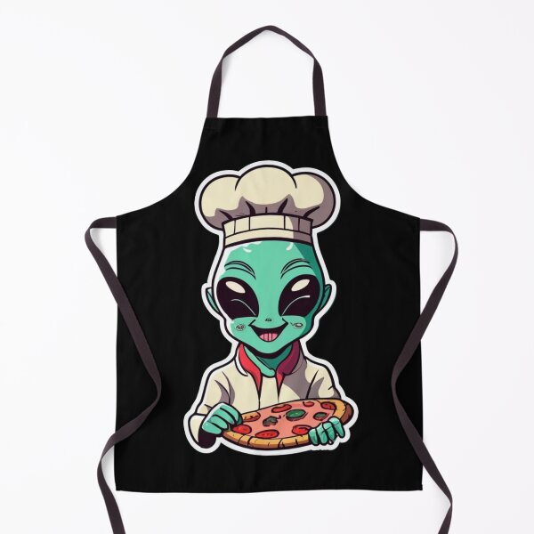 Item preview, Alien who makes pizza designed and sold by TrendyPalette.