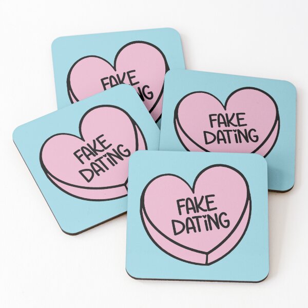 Item preview, Book Trope Fake Dating Love Heart designed and sold by baranskini.