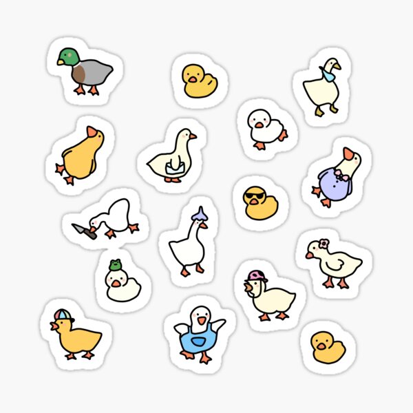 Item preview, Ducky duck ducks designed and sold by CuteBubbl.