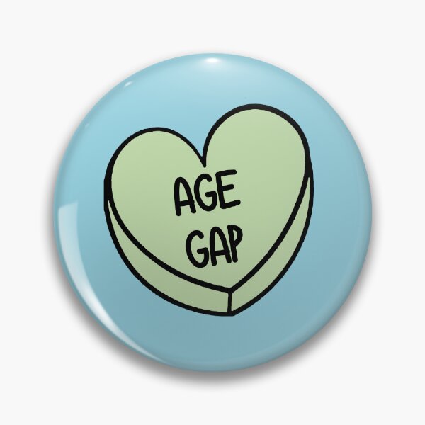 Item preview, Book Trope Age Gap Love Heart designed and sold by baranskini.