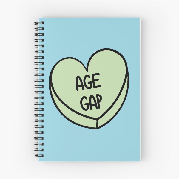Item preview, Book Trope Age Gap Love Heart designed and sold by baranskini.