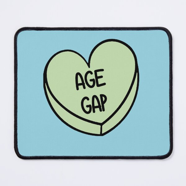 Item preview, Book Trope Age Gap Love Heart designed and sold by baranskini.