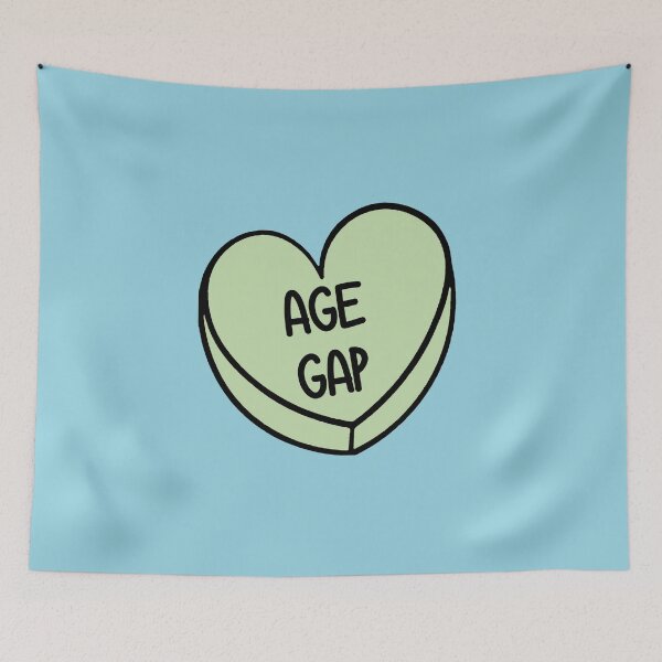 Item preview, Book Trope Age Gap Love Heart designed and sold by baranskini.