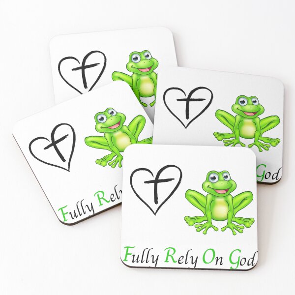 Item preview, Frog:  Fully Rely On God designed and sold by C-CheleSells.