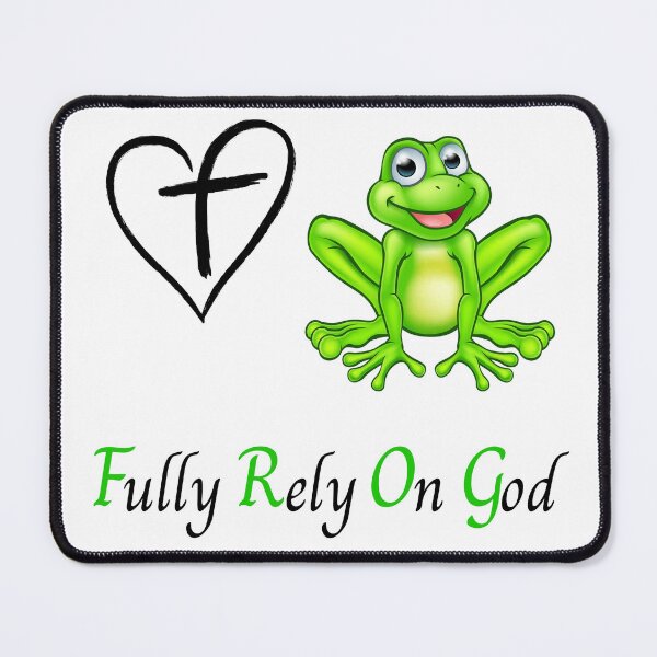 Item preview, Frog:  Fully Rely On God designed and sold by C-CheleSells.