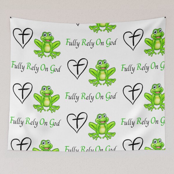 Item preview, Frog:  Fully Rely On God designed and sold by C-CheleSells.