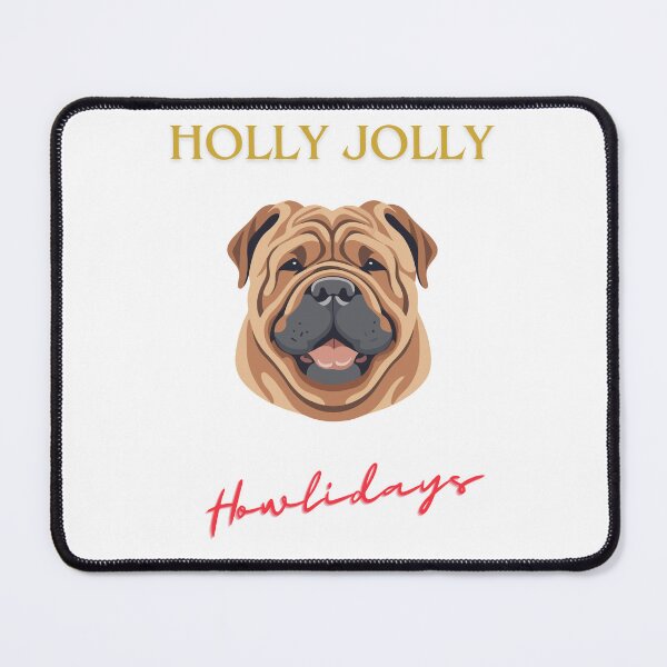 Item preview, Bulldog Holly Jolly Howlidays designed and sold by WildBeauty.