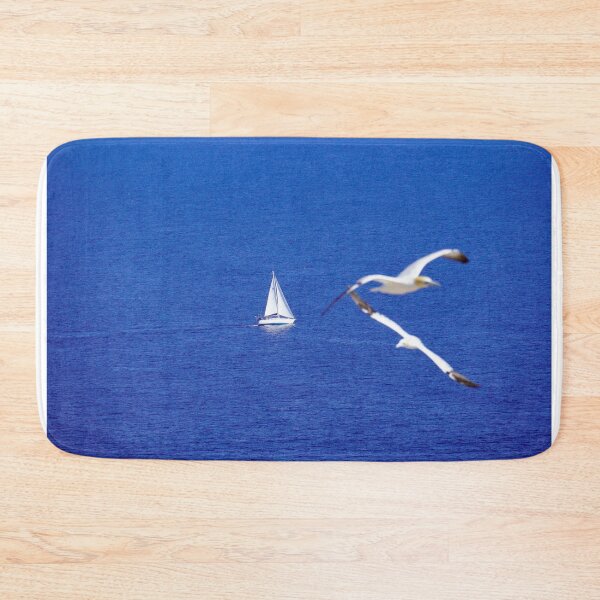 Item preview, White sailing boat designed and sold by mylensflow.