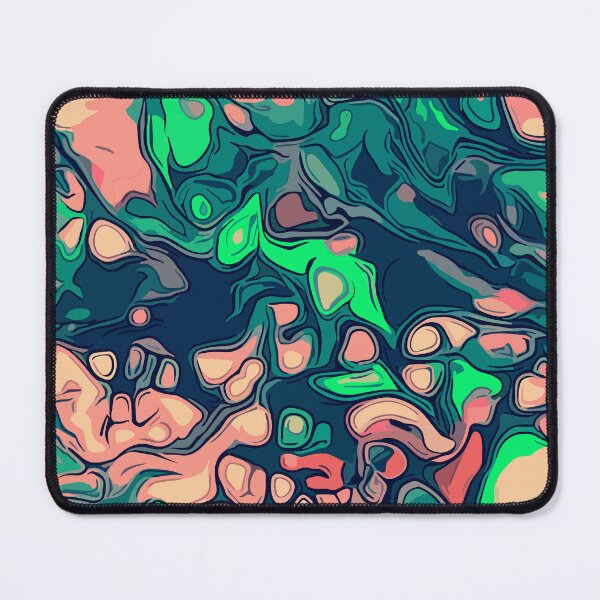 Item preview, Fluid Harmony: Green and Pink Pouring Artistry designed and sold by GAP90.