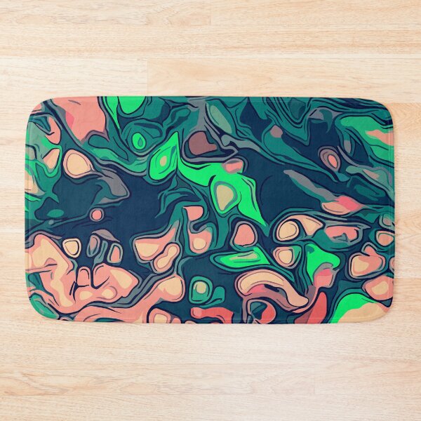Item preview, Fluid Harmony: Green and Pink Pouring Artistry designed and sold by GAP90.