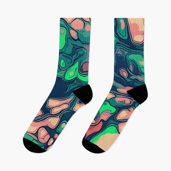 Item preview, Fluid Harmony: Green and Pink Pouring Artistry designed and sold by GAP90.