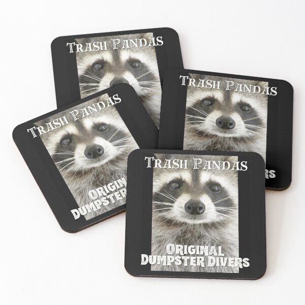 Item preview, Trash Pandas Funny Wildlife Photo Design designed and sold by EarthArtDesigns.