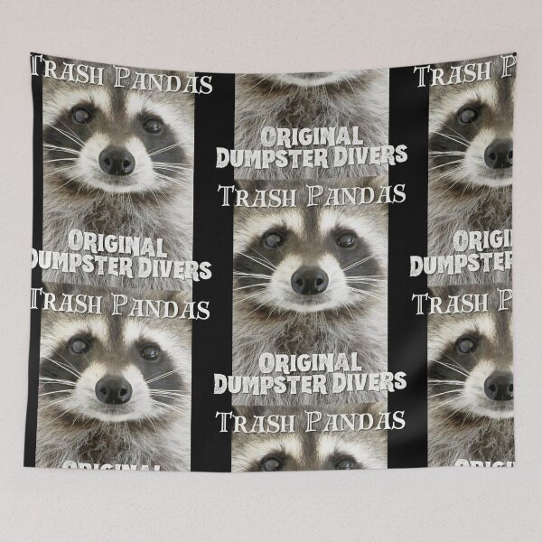 Item preview, Trash Pandas Funny Wildlife Photo Design designed and sold by EarthArtDesigns.