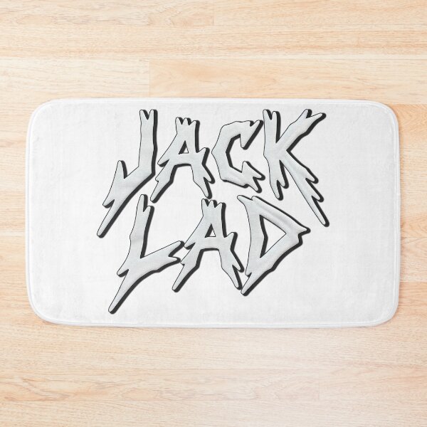 Item preview, Jack Lad Logo (white, jagged, and slightly distorted letters) designed and sold by Jack O TV.