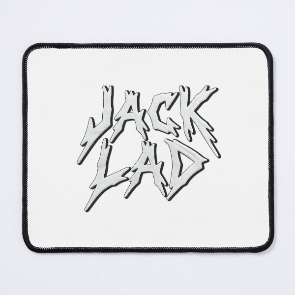 Item preview, Jack Lad Logo (white, jagged, and slightly distorted letters) designed and sold by Jack O TV.