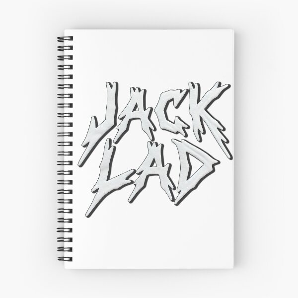 Item preview, Jack Lad Logo (white, jagged, and slightly distorted letters) designed and sold by Jack O TV.