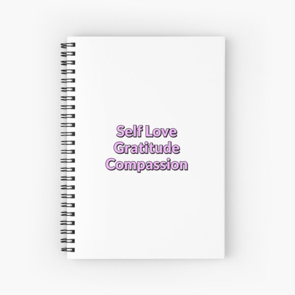 Aperçu de l'œuvre Amour de soi Gratitude Compassion créée et vendue par Inspirationmotivation.