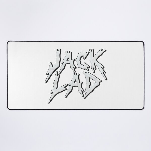 Artikelvorschau, Jack Lad Logo (weiße, gezackte und leicht verzerrte Buchstaben) entworfen und verkauft von Jack O TV.
