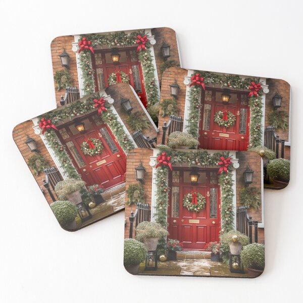 Item preview, The House with the Christmas Red Door designed and sold by Negronbebe.