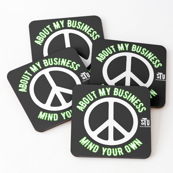 Item preview, About My Business Mind Your Own ( SpazzTheVisionary ) designed and sold by SpazzTV.