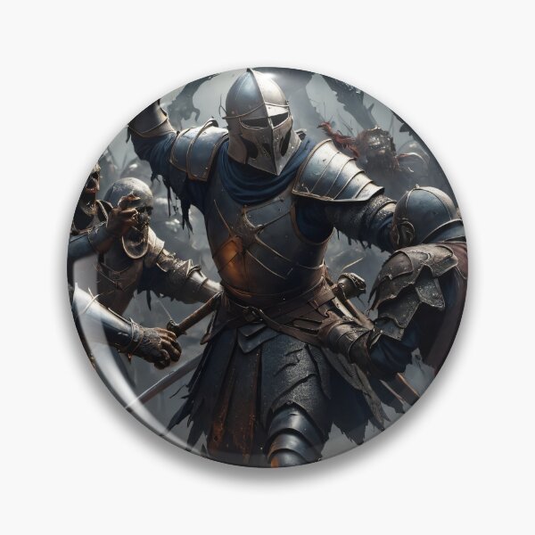 Item preview, A holy knight fighting an undead horde designed and sold by AiAnatnom.