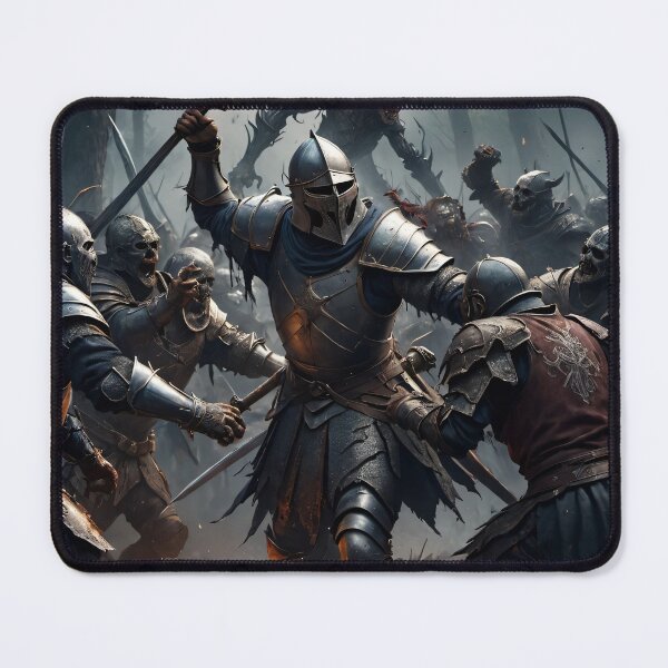 Item preview, A holy knight fighting an undead horde designed and sold by AiAnatnom.