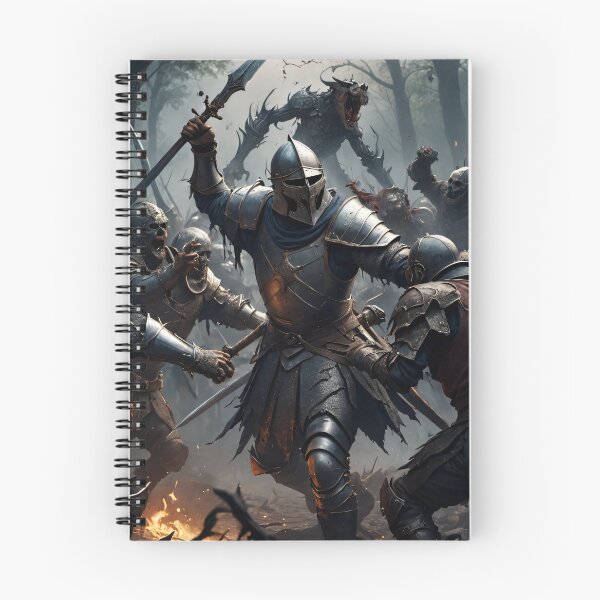 Item preview, A holy knight fighting an undead horde designed and sold by AiAnatnom.