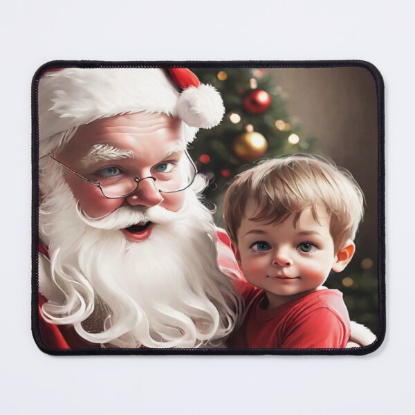 Item preview, Santa and Little Boy Portrait designed and sold by KoliBabb.