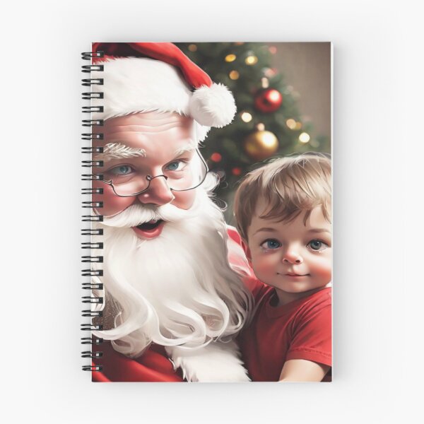 Item preview, Santa and Little Boy Portrait designed and sold by KoliBabb.