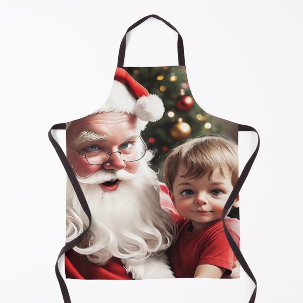 Item preview, Santa and Little Boy Portrait designed and sold by KoliBabb.