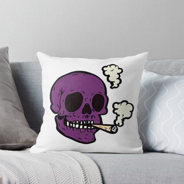 Item preview, Cráneo morado fuma designed and sold by HcnDesigner.