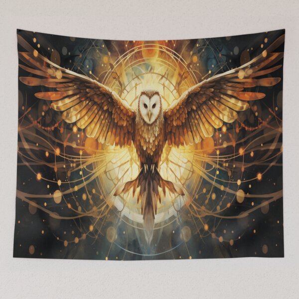 Item preview, Golden Owl designed and sold by NightWispStudio.