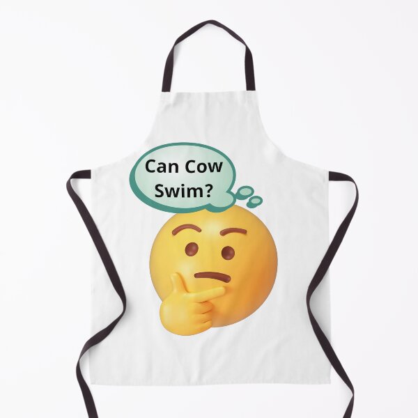 Item preview, Deep Thoughts: Can Cow Swim? designed and sold by AnimeAero.