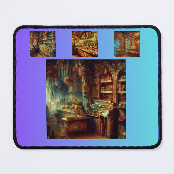 Item preview, The Old Shop mouse pad. designed and sold by MICKSPIKS.