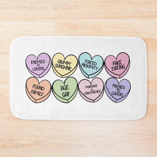 Item preview, All Book Tropes Love Hearts designed and sold by baranskini.