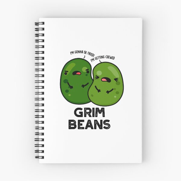 Item preview, Grim Beans Funny Veggie Puns designed and sold by punnybone.